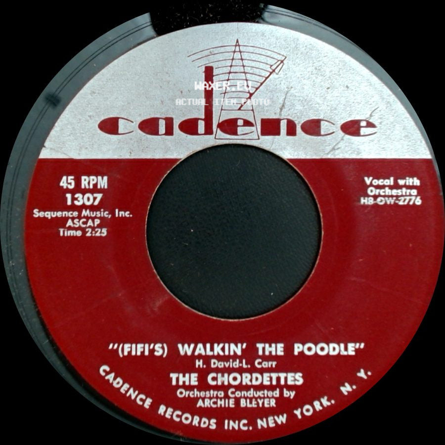 The Chordettes - '(Fifi's) Walkin' The Poodle' / Come Home To My Arms side A