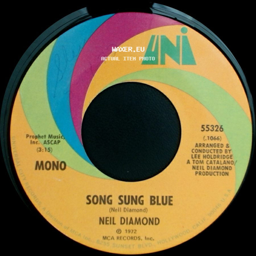 Neil Diamond - Gitchy Goomy / Song Sung Blue side B