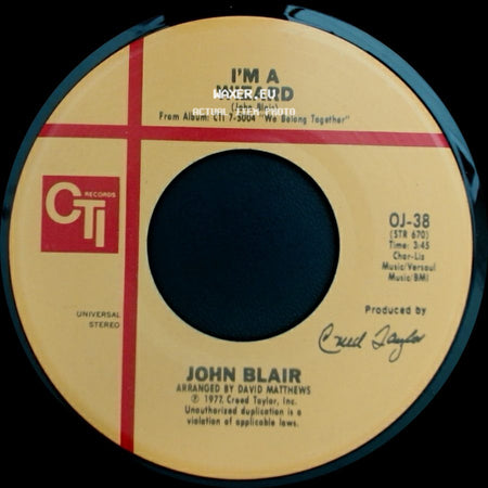 John Blair - I'm A Wizard / We Belong Together side A
