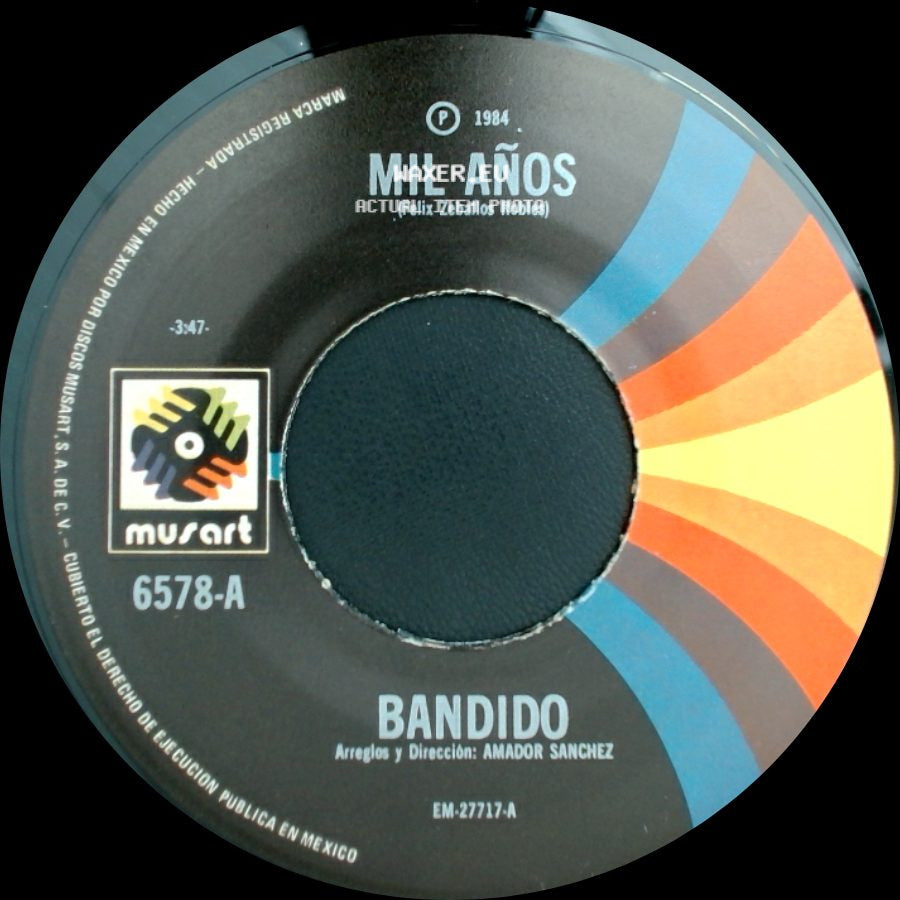 Unknown Artist - Bandido / Te Quiero side A
