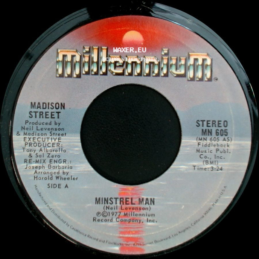 Madison Street - Minstrel Man / King Of Love side A