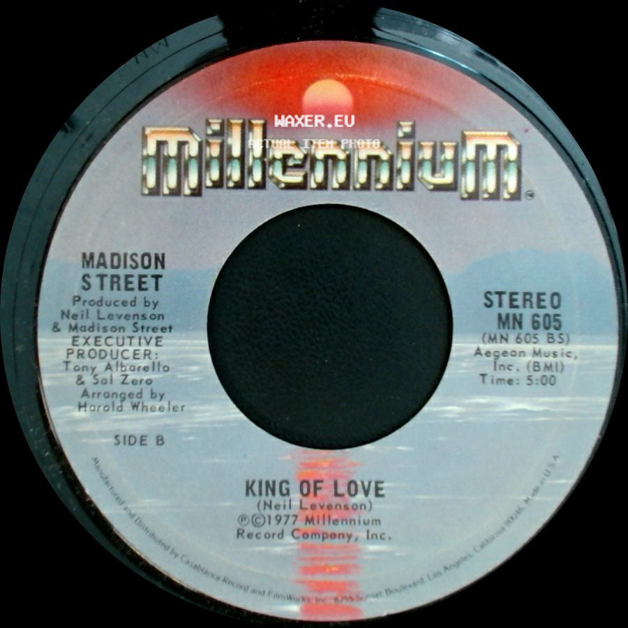 Madison Street - Minstrel Man / King Of Love side B