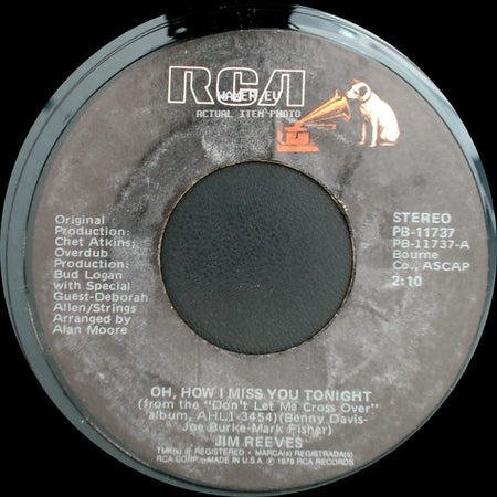 Jim Reeves - Oh, How I Miss You Tonight / The Talking Walls side A