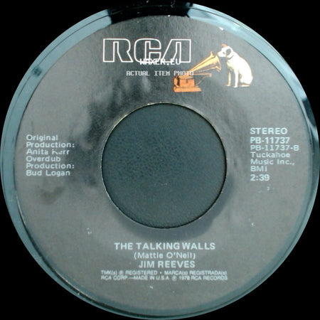 Jim Reeves - Oh, How I Miss You Tonight / The Talking Walls side B