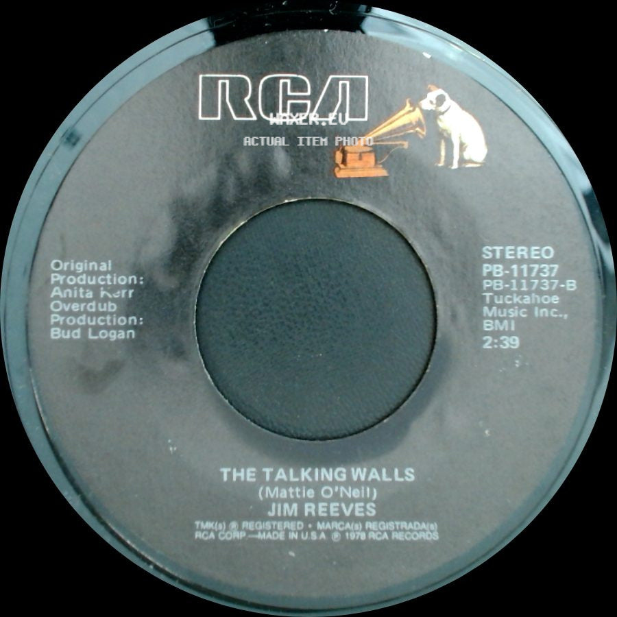 Jim Reeves - Oh, How I Miss You Tonight / The Talking Walls side B