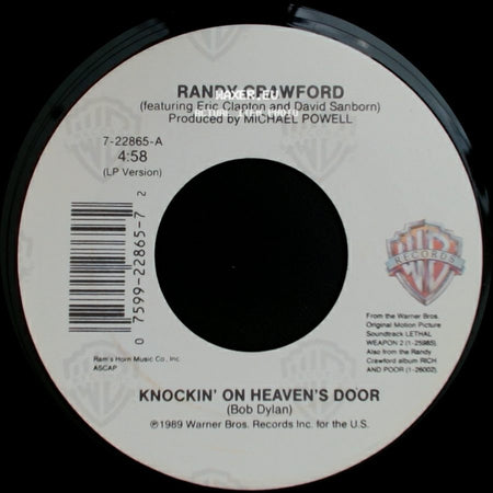 Randy Crawford / Eric Clapton, Randy Crawford & Stephen Mcculler - Knockin' On Heaven's Door / Medley: The Shipyard / Knockin' On Heaven's Door side A