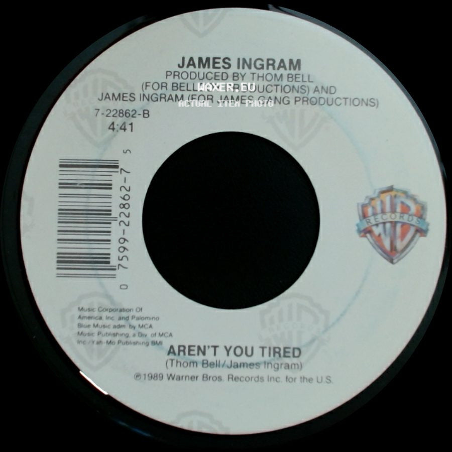 James Ingram - Aren't You Tired / (You Make Me Feel Like) A Natural Man side A