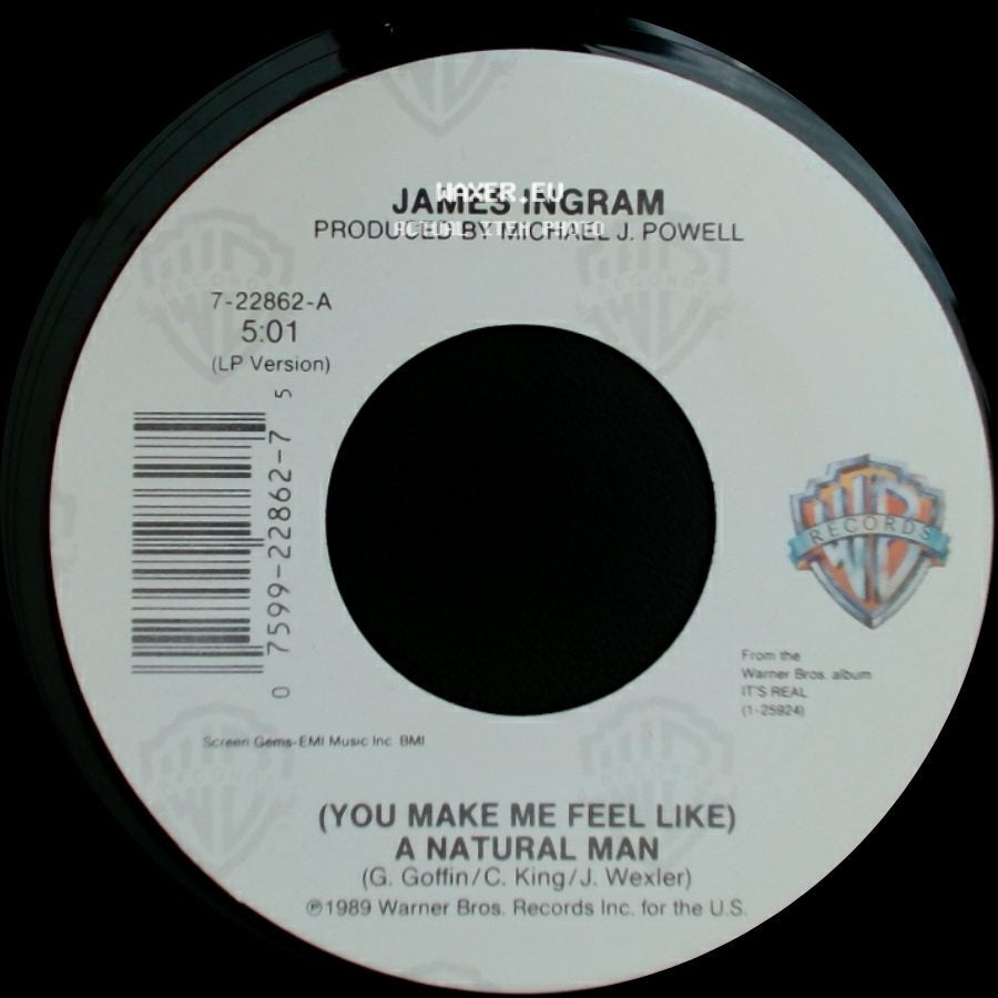 James Ingram - Aren't You Tired / (You Make Me Feel Like) A Natural Man side B