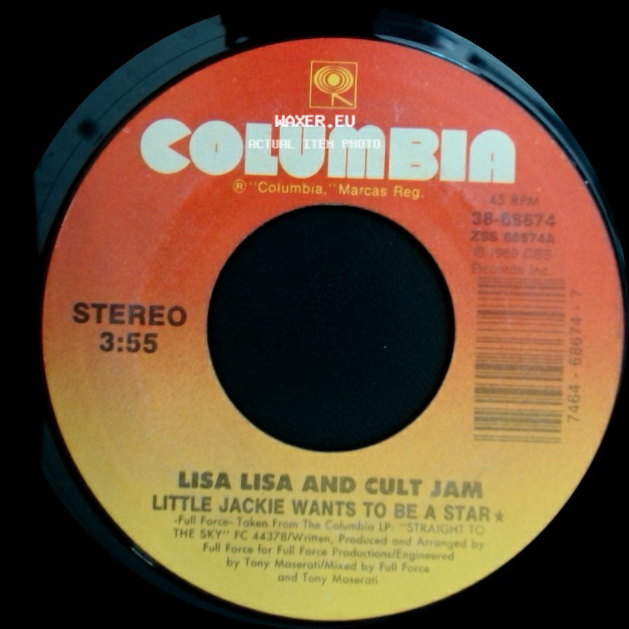 Lisa Lisa And Cult Jam - Little Jackie Wants To Be A Star / Star (The Jackie Mix) side A