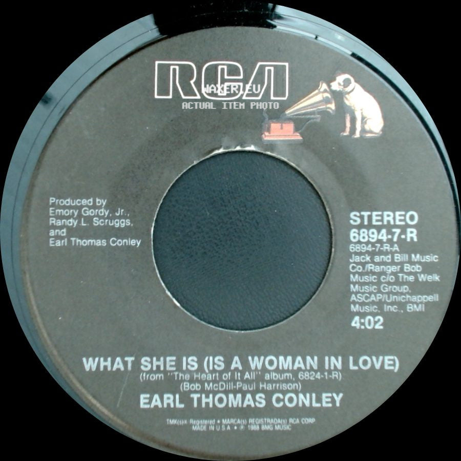 Earl Thomas Conley - Carol / What She Is (Is A Woman In Love) side B