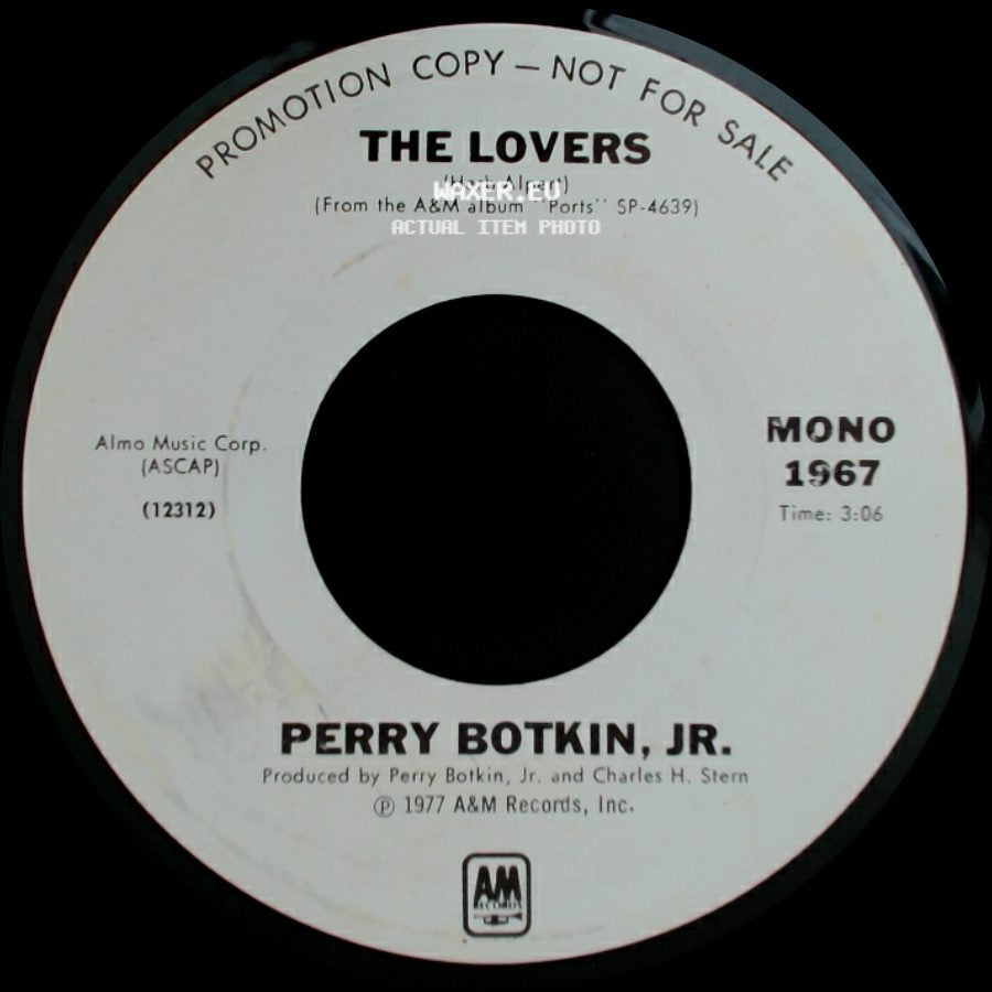 Perry Botkin, Jr. - The Lovers / The Lovers side A