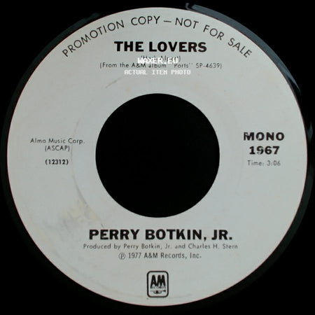 Perry Botkin, Jr. - The Lovers / The Lovers side A