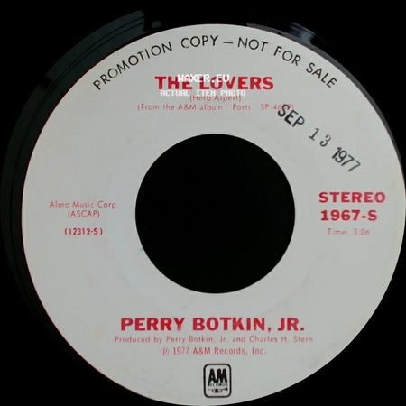Perry Botkin, Jr. - The Lovers / The Lovers side B