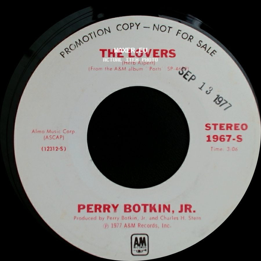 Perry Botkin, Jr. - The Lovers / The Lovers side B