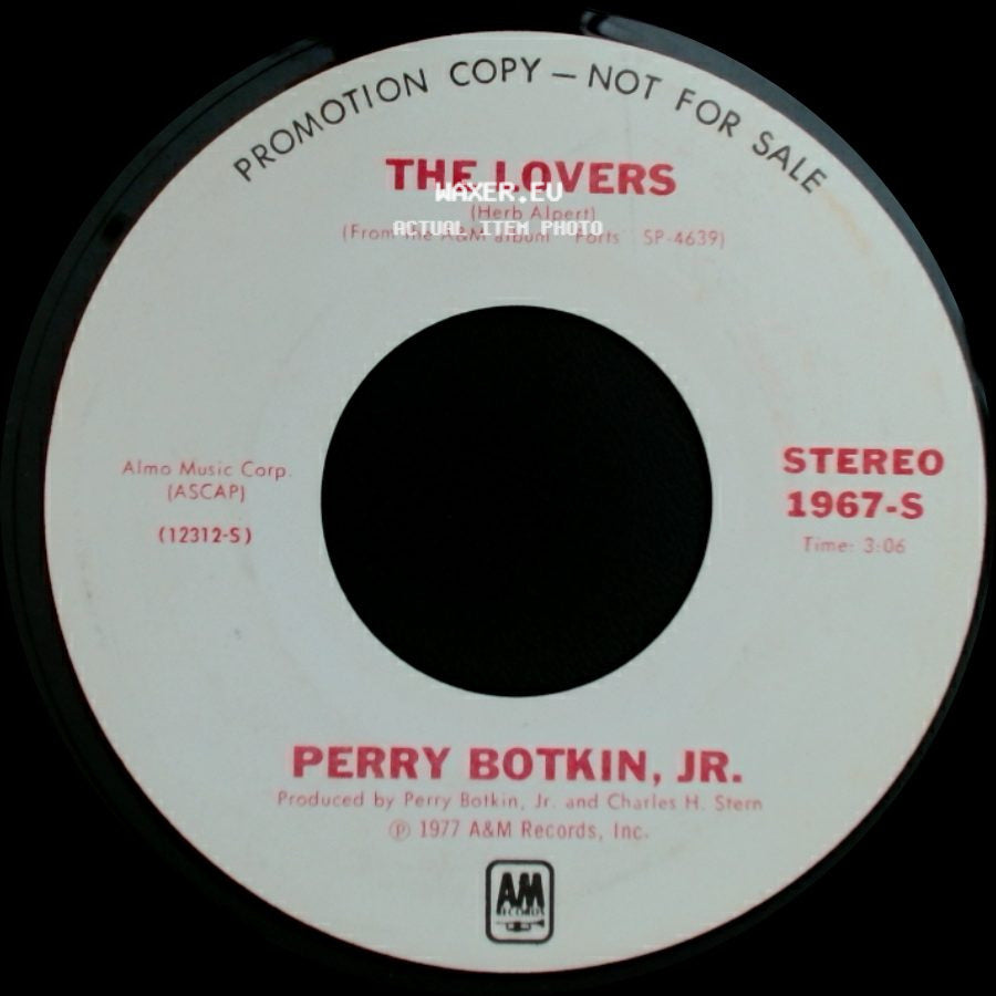 Perry Botkin, Jr. - The Lovers / The Lovers side B