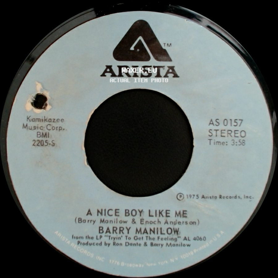 Barry Manilow - A Nice Boy Like Me / I Write The Songs side A