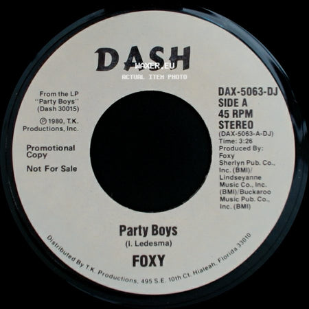 Foxy - Party Boys / Party Boys side A