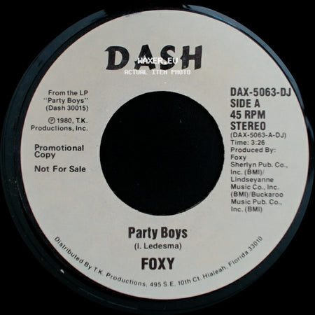 Foxy - Party Boys / Party Boys side A
