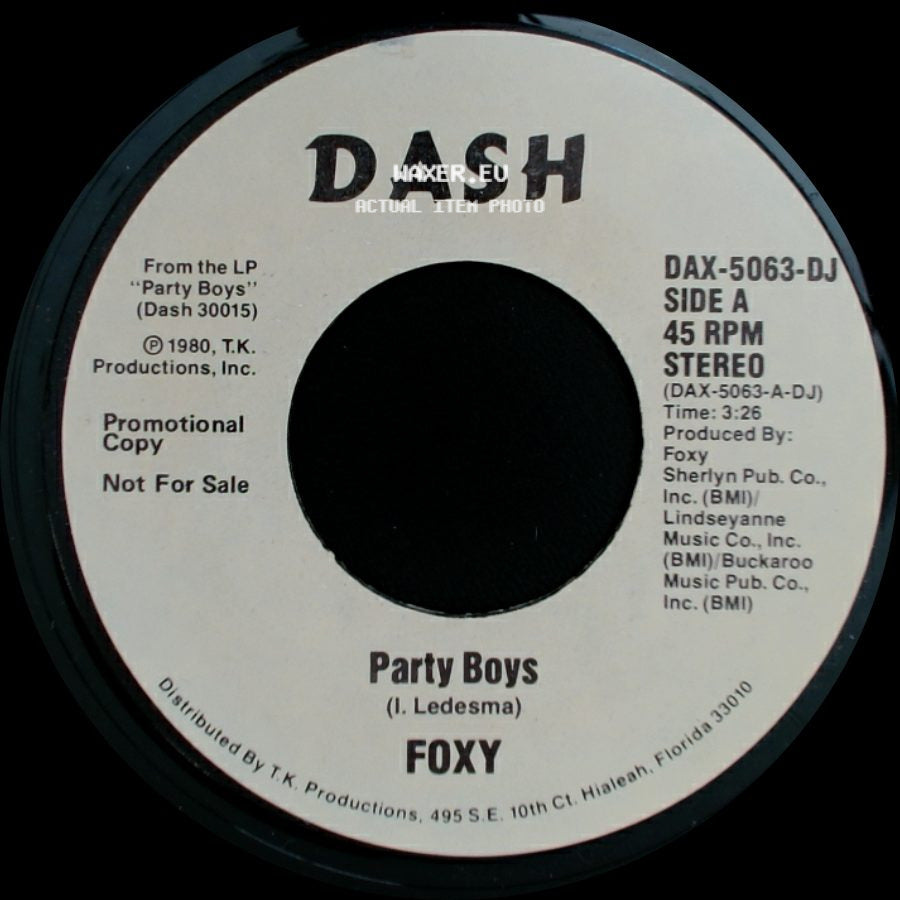 Foxy - Party Boys / Party Boys side A