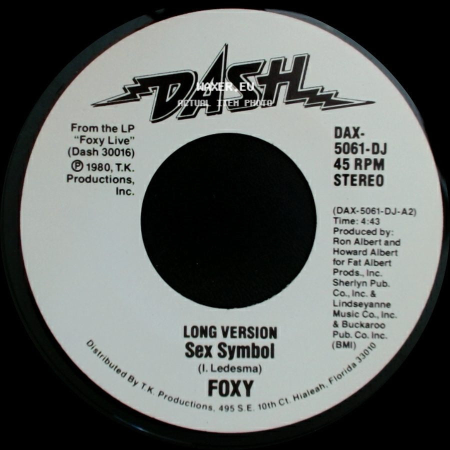 Foxy - Sex Symbol / Sex Symbol side A