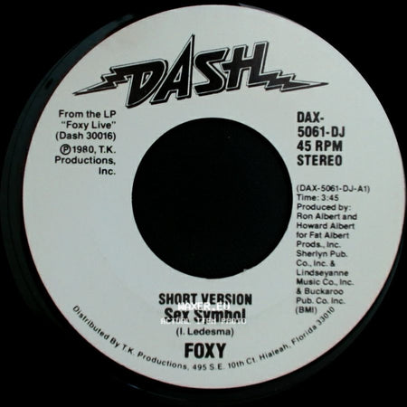 Foxy - Sex Symbol / Sex Symbol side B