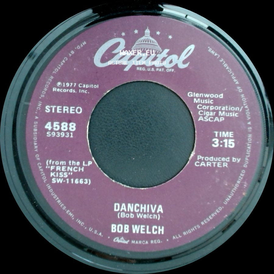 Bob Welch - Hot Love Cold World / Danchiva side B