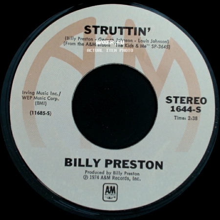 Billy Preston - Struttin' / Struttin' side A