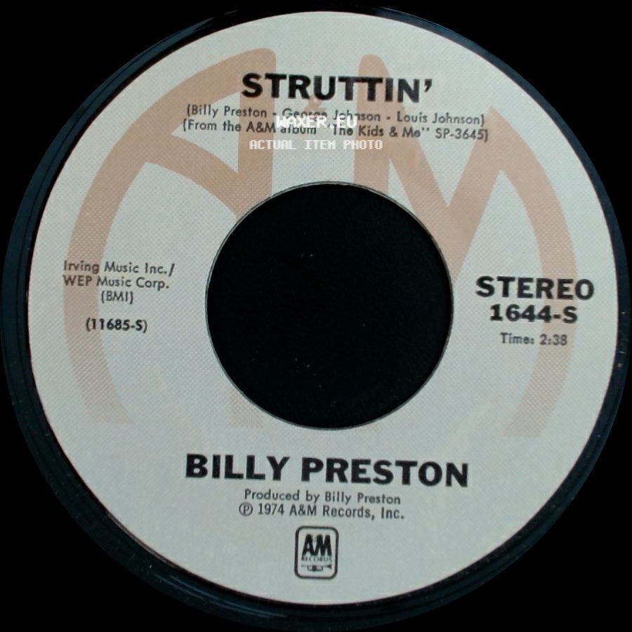 Billy Preston - Struttin' / Struttin' side A