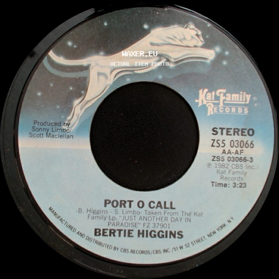 Bertie Higgins - Port O Call / The Heart Is The Hunter side A
