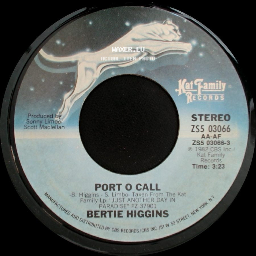 Bertie Higgins - Port O Call / The Heart Is The Hunter side A