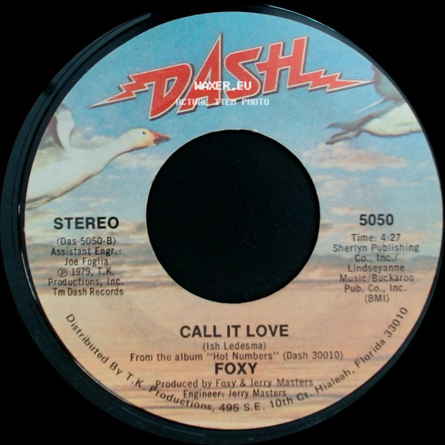 Foxy - Hot Number / Call It Love side B