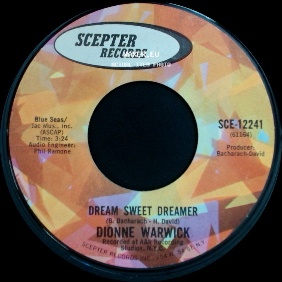 Dionne Warwick - Dream Sweet Dreamer / This Girl's In Love With You side A