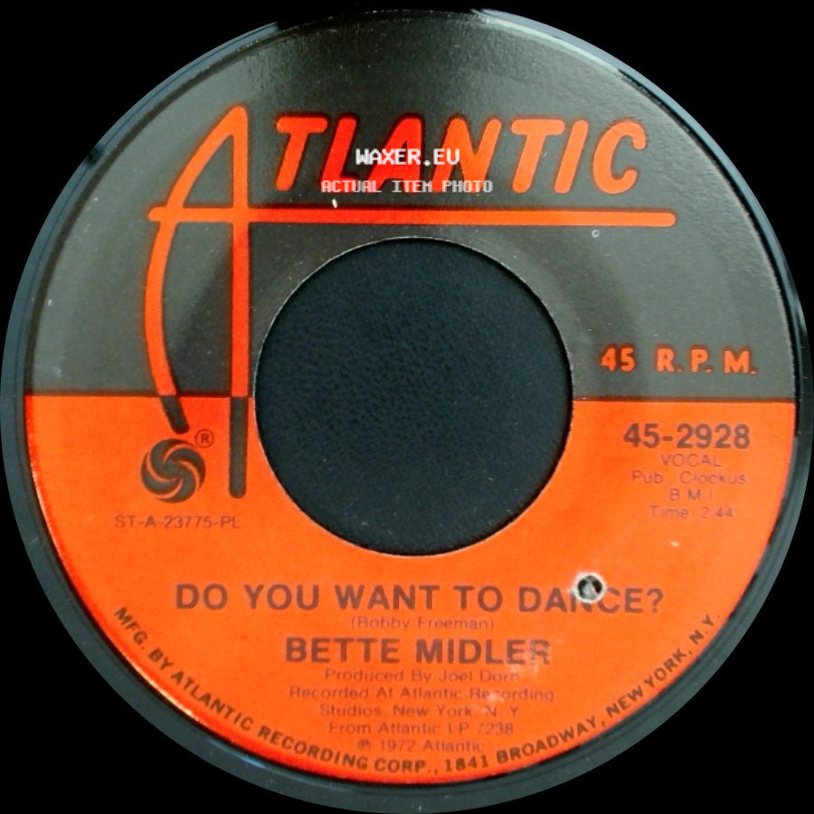 Bette Midler - Do You Want To Dance? / Superstar side A