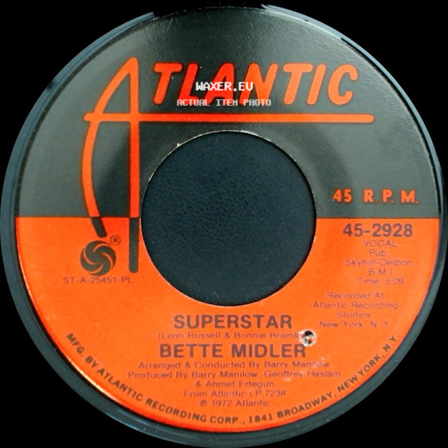 Bette Midler - Do You Want To Dance? / Superstar side B