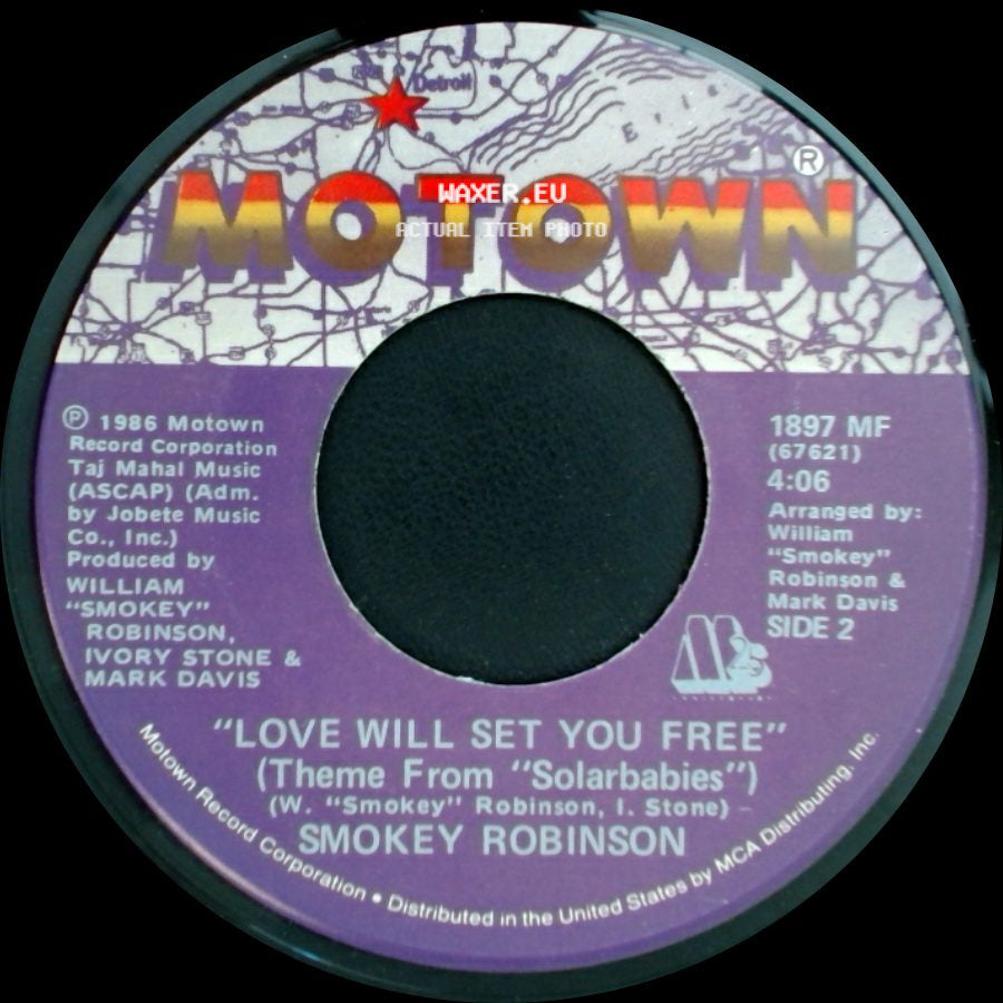 Smokey Robinson - One Heartbeat / Love Will Set You Free (Theme From "Solarbabies") side B