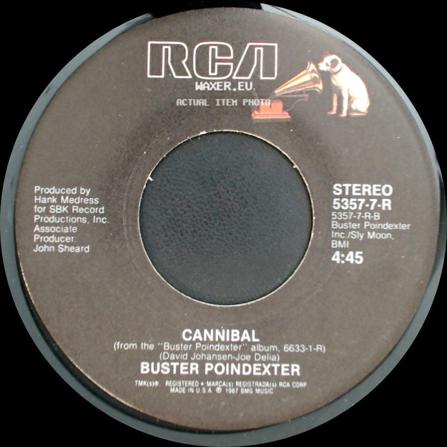 Buster Poindexter / Buster Poindexter And His Banshees Of Blue - Cannibal / Hot Hot Hot (Radio Edit) side A