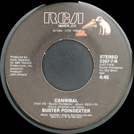 Buster Poindexter / Buster Poindexter And His Banshees Of Blue - Cannibal / Hot Hot Hot (Radio Edit) side A