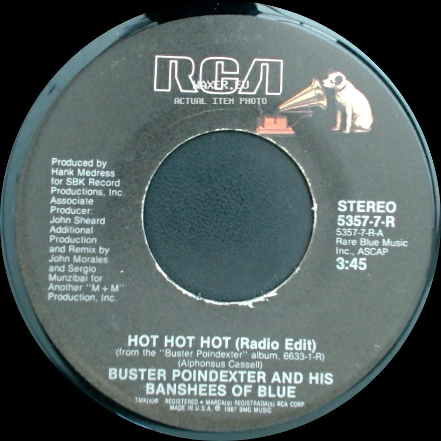 Buster Poindexter / Buster Poindexter And His Banshees Of Blue - Cannibal / Hot Hot Hot (Radio Edit) side B