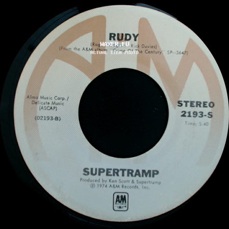 Supertramp - Rudy / Take The Long Way Home side A
