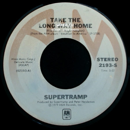 Supertramp - Rudy / Take The Long Way Home side B