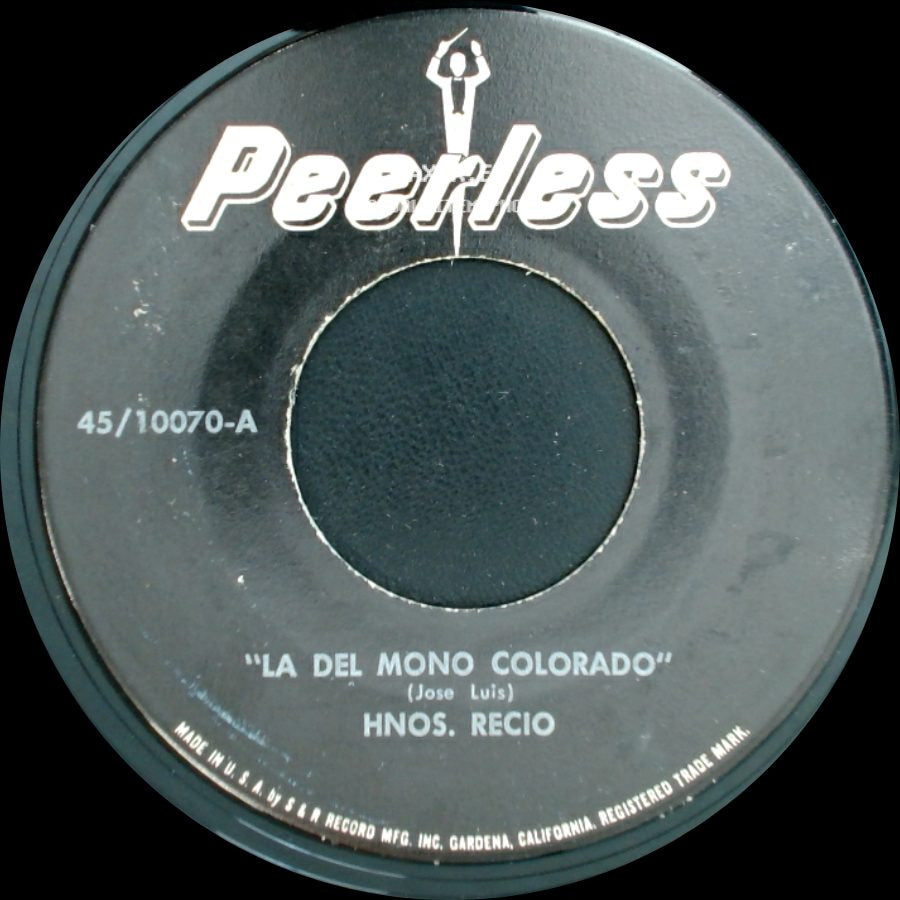 Hnos. Recio - Una Lampara Sin Luz / La Del Mono Colorado side B