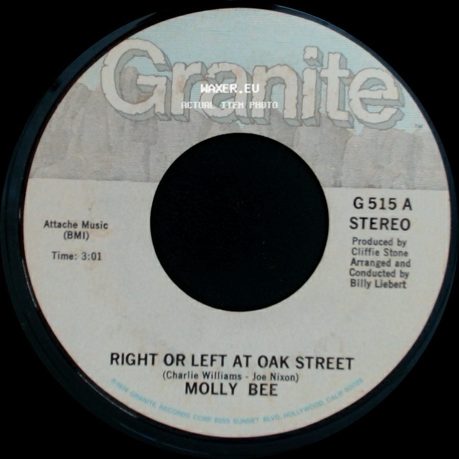 Molly Bee - Right Or Left At Oak Street / I Got A Man side A