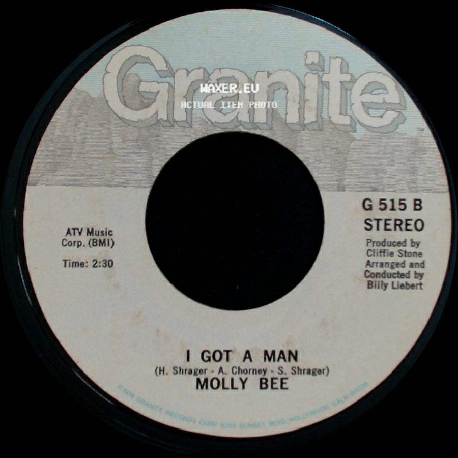 Molly Bee - Right Or Left At Oak Street / I Got A Man side B