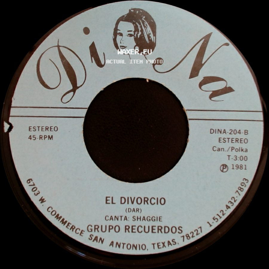 Grupo Recuerdos - El Divorcio / Fuiste Tu side A