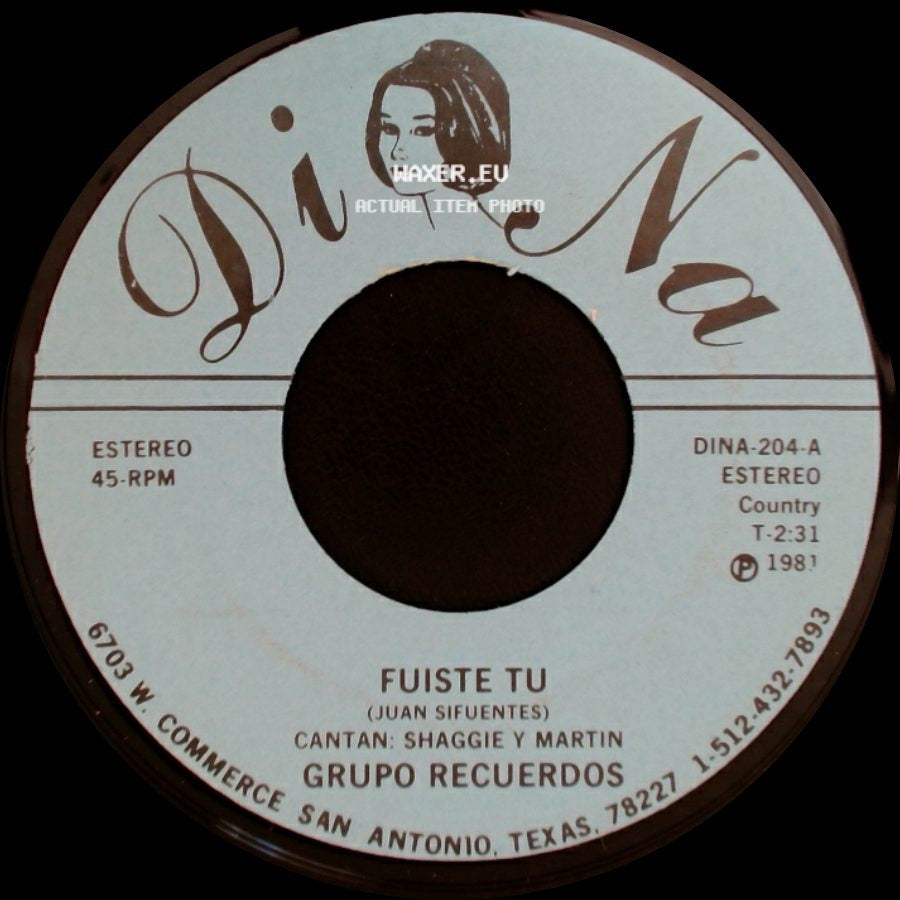 Grupo Recuerdos - El Divorcio / Fuiste Tu side B