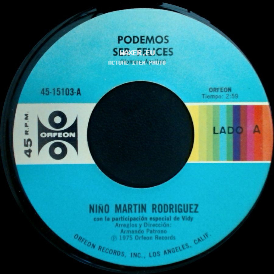 Nino Martin Rodriguez - Podemos Ser Felices / La Escuela side A