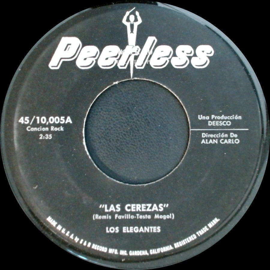 Los Elegantes - Las Cerezas / La Miseria Del Amor side A