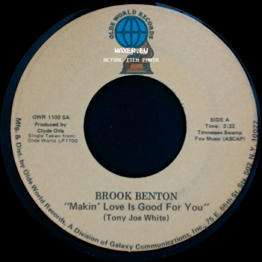 Brook Benton - Makin' Love Is Good For You / "Better Times" side A