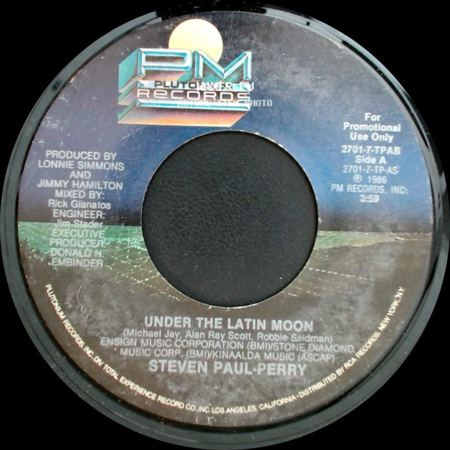 Steven Paul-Perry - Under The Latin Moon / Under The Latin Moon (Instrumental Dub Mix) side A