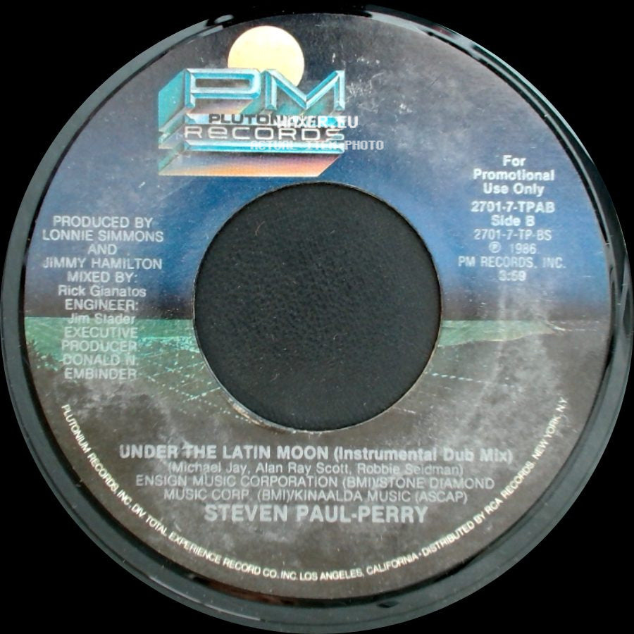 Steven Paul-Perry - Under The Latin Moon / Under The Latin Moon (Instrumental Dub Mix) side B